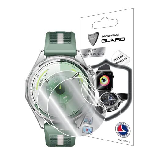 IPG Made for Huawei Watch GT 6 46mm Smart Watch Hydrogel Screen Protector (2 Units) Invisible HD Clear Film Anti Scratch Guard-Smooth/Self-Healing/Bubble Free for GT6-46mm - size: GT 6 46mm