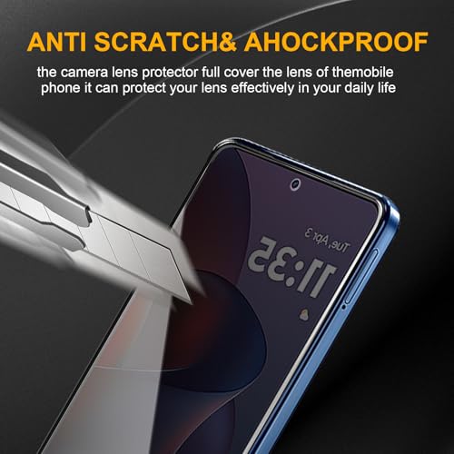 3 Pack Privacy Screen Protector for Motorola Moto G Stylus 5G 2025/2024, Anti Spy Tempered Glass 9H Hardness, Black Protector Anti Spy, Bubble Free, Anti-Scratch - size: Moto G Stylus 2025/2024(3 Privacy Screen + 0 Lens)