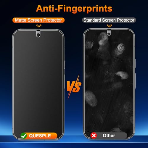 2 Pack for Google Pixel 10a Anti-Glare Matte Privacy Screen Protector, Smooth and Responsive Touch Flexible EPU Film, [Support Fingerprint Unlock] [Self-Healing] [Not Glass] - size: Google Pixel 10a