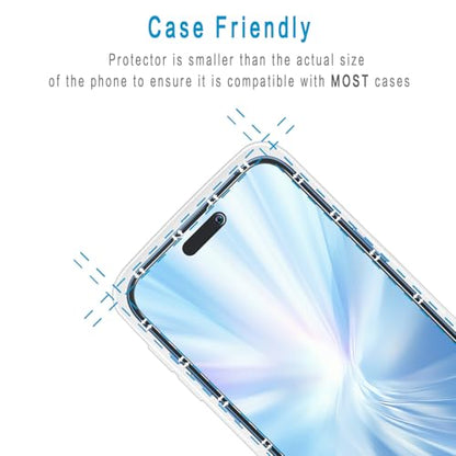 2+2 Pack Privacy Screen Protector for iPhone 15 Pro Max - size: (Privacy)iPhone 15 Pro Max 6.7 Inch