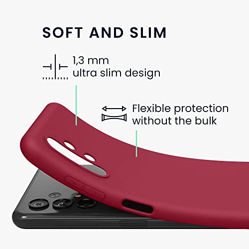 kwmobile Case Compatible with Samsung Galaxy A13 4G Case - Soft Slim Protective TPU Silicone Cover - Sweet Cherry - color: Sweet Cherry, size: Galaxy A13 4G