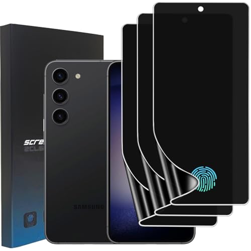 3 Pack TPU Privacy Screen Protector for Samsung Galaxy S23 6.1" - size: Samsung Galaxy S23