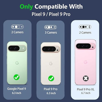 Battery Case for Google Pixel 9/9 Pro, 10000mAh Rechargeable Portable Charging Case with Wireless Charging Compatible for Google Pixel 9/9 Pro (6.3 inch) Extended Battery Pack Charger Cover (Black) - size: Google Pixel 9/9 Pro