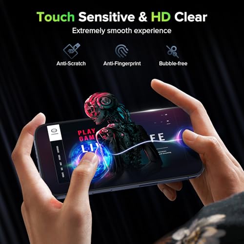 Ruky for 2 Pack iPhone 17 / iPhone 17 Pro/iPhone 16 Pro Screen Protector - size: iPhone 16 Pro / iPhone 17 / iPhone 17 Pro