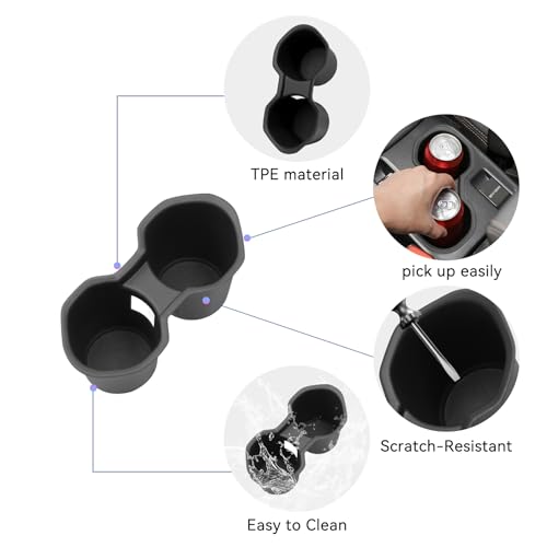 smabee Center Console Cup Holder for Subaru Forester 2025 (Not Fit 2026+) - size: Center Console Cup Holder Insert