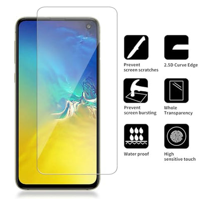 4 Pack Glass Screen Protector Compatible for Samsung Galaxy s10e / SM-G970 [9H Hardness]-HD Screen Tempered Glass, Scratch Resistant,Easy Install [Case Friendly] - size: Galaxy S10e