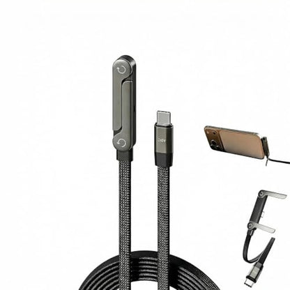 2-in-1 Invisible Stand Charger Cable