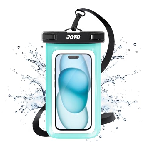 JOTO Up to 7" Universal Waterproof Phone Case for iPhone 17 Air 16 15 14 13 12 11 Plus Pro Max, IPX8 Cellphone Dry Bag XR X SE, Galaxy S23 S22 S21 S20+ S20 S10 Plus Note, Pixel -Green - color: Green, size: 1 Pack