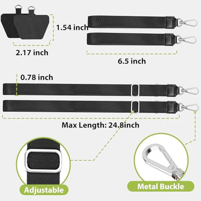 takyu Phone Lanyard, 2 Pack Adjustable Anti-Drop Neck/Wrist Strap with 2 Pcs Tether Patches, Secure Hands-Free Compatible for iPhone Samsung Perfect for Nurses, Teachers, Travel, Hiking Black - color: Black + Black