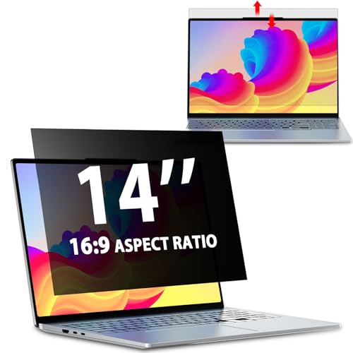 Laptop Privacy Screen 14 Inch 16:9 Aspect Ratio, Laptop Screen Privacy - size: For Laptop 14 Inch 16:9