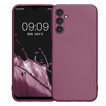 kwmobile Case Compatible with Samsung Galaxy A14 5G Case -Soft TPU Back Phone Cover - with Metallic Look - Metallic Lavender - color: Metallic Lavender, size: Galaxy A14 5G