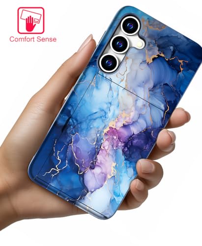 for Samsung Galaxy S24 / S25 Case - Blue Nice Marble - color: Blue Nice Marble