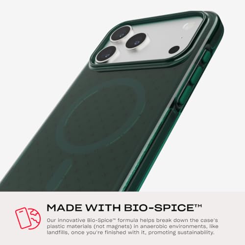 Tech21 EvoCheck with MagSafe for Apple iPhone 17 Pro Max Quantum Green - color: Green, size: iPhone 17 Pro Max