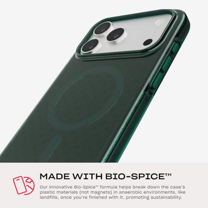 Tech21 EvoCheck with MagSafe for Apple iPhone 17 Pro Max Quantum Green - color: Green, size: iPhone 17 Pro Max