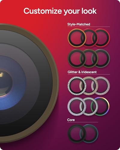 ZAGG iPhone Camera Lens Protector for iPhone Air - Beige Sandstone, Camera Ring, Maximum Impact & Scratch Protection, Anti-Reflective Technology, Smudge-Resistant, Precise Fit, Glass Elite - color: Beige Sandstone