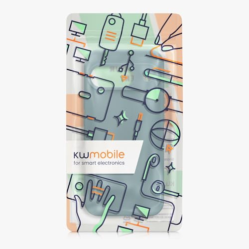 kwmobile Case Compatible with Google Pixel 9 Case - Protective Slim TPU Phone Cover - Soft Matte Finish - Arctic Night - color: Arctic Night, size: Pixel 9