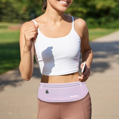 Running Fanny Pack for Women, Slim Running Belts for Men, Purple - color: 05-Purple