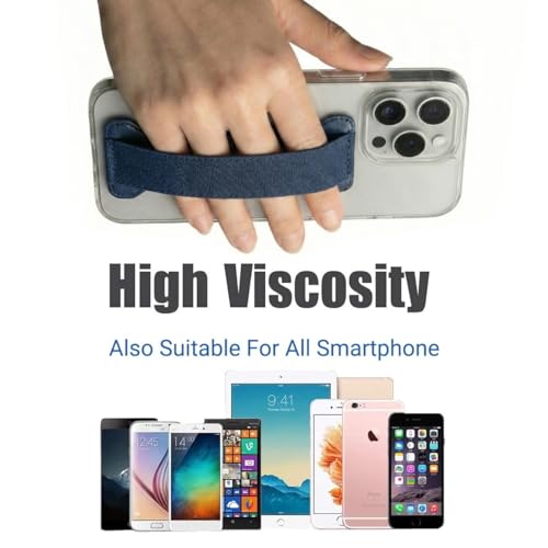 Hand Holder Strap for Smartphones&Tablet, Handle Grip (Blue)-2Pack - color: DarkBlue