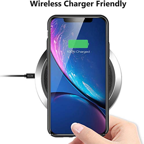 LRK Ultra Thin Black Case Compatible with iPhone XR, 6.1 Inch: Slim, Soft, and Flexible (NOT Hard) [Matte Finish] Protective Black Phone Cover for iPhone XR - Matte Black - size: iPhone XR