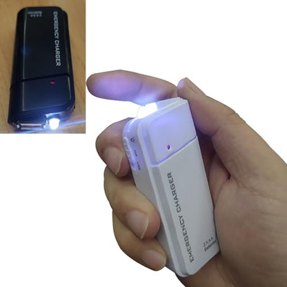 2 AA Battery Operated Phone Charger with LED Light