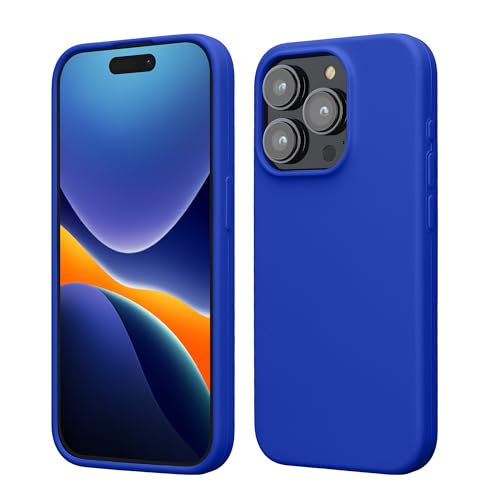 kwmobile Case Compatible with iPhone 15 Pro Case - Slim Soft TPU Silicone Cover - Baltic Blue - color: Baltic Blue, size: iPhone 15 Pro