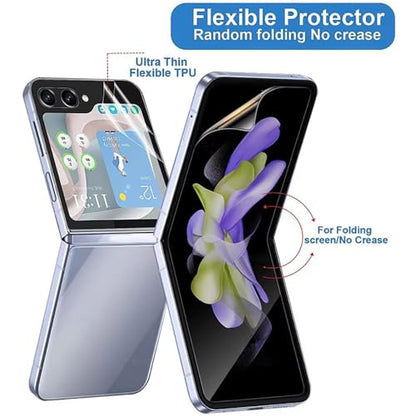 2 Pack Hydrogel Screen Protector for Samsung Galaxy Z Flip 7 / Flip7 - size: Samsung Galaxy Z Flip 7 / Flip7/Flip 7 Fe