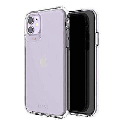 ZAGG Gear4 Crystal Palace Compatible with iPhone 11 Case, Advanced Impact Protection with Integrated D3O Technology, Anti-Yellowing, Phone Cover – Transparent - size: iPhone 11, style: Without Magsafe