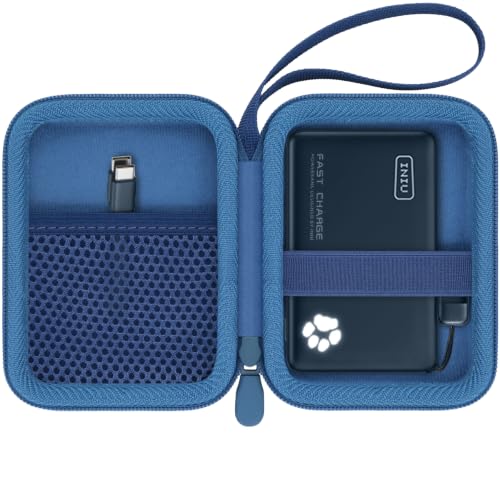 khanka Hard Protective Case for INIU 45W Fast Charging Charger,Blue - color: blue
