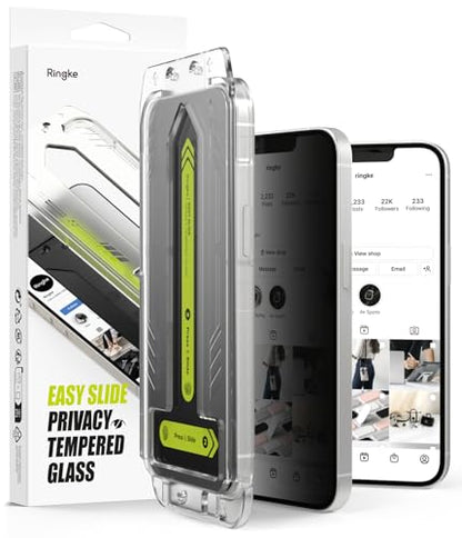 Ringke for iPhone 17e / 16e / 14/13 Screen Protector [Easy Slide Privacy] - size: iPhone 17e / 16e / 14 / 13 Pro / 13