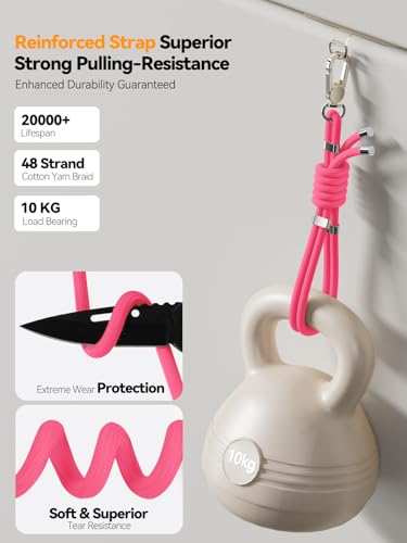 4-IN-1 Phone Lanyard, Adjustable Cell Phone Lanyard with 2 Tether Tabs, Men Women Wrist Strap for iPhone,Smartphone