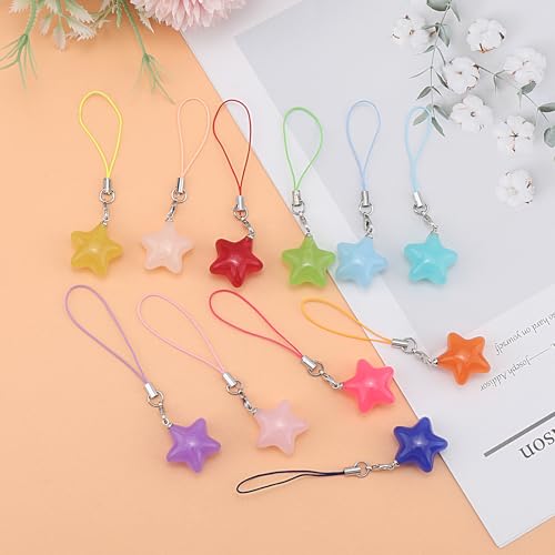 Oubaka Phone Wrist Strap Camera Strap Wrist Cell Phone Charm Straps Cute Phones Charms for Camera Keychain Purse Bag Wallet - color: 11 Colors