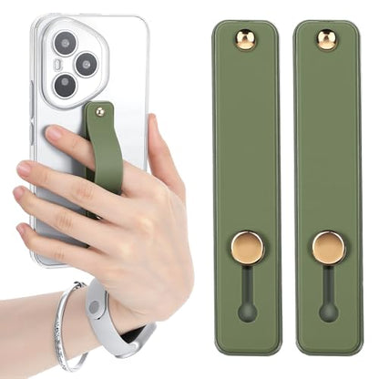 Ymapinc 2Pcs Phone Loops for Back of Phone Strap Grip Holder - color: Green