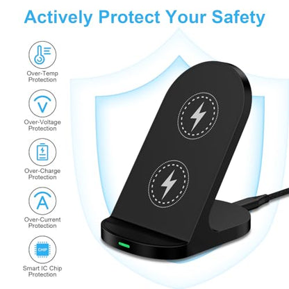 15W Fast Wireless Charger Phone Charging Stand for Google Pixel 10 Pro XL/9