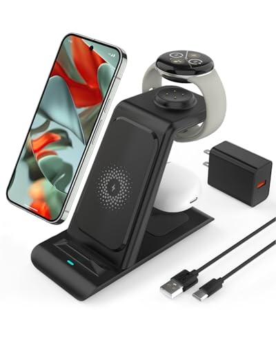 Google Wireless Charger,Wireless Charging Station for Pixel 11/Pixel Watch