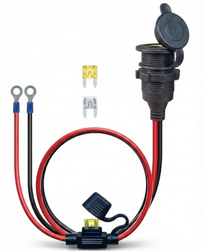 3FT 13AWG 12V Waterproof Cigarette Lighter Socket Extension Outlet - size: 3FT(1m)