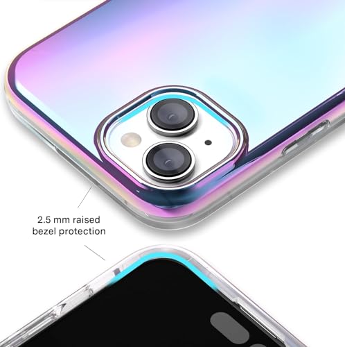 VELVET CAVIAR for iPhone 15 Case - Compatible with MagSafe - 10ft Drop Tested - Iridescent Holographic Nebula - color: Iridescent Nebula, size: 15