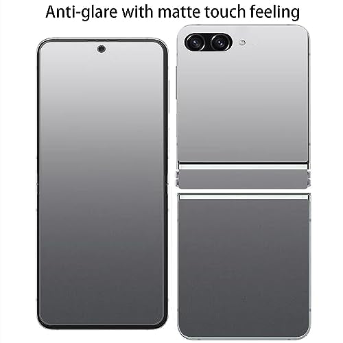 [3 Sets 12PCS Matte Screen Protector for Z Flip 5,Soft TPU Film Ultra-Thin Anti-Glare Screen Protectors for Samsung Galaxy Z Flip 5 2023 - size: for Z Flip 5