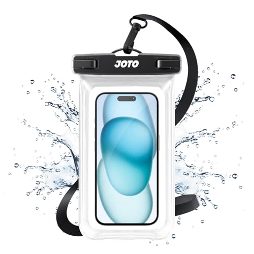 JOTO Up to 7" Universal Waterproof Phone Case for iPhone 17 Air 16 15 14 13 12 11 Plus Pro Max, IPX8 Cellphone Dry Bag XR X SE, Galaxy S23 S22 S21 S20+ S20 S10 Plus Note, Pixel -Clear - color: Clear, size: 1 Pack