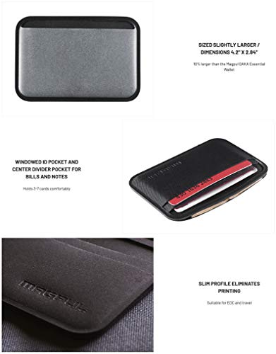 Magpul DAKA Everyday Tactical Slim Minimalist Credit Card Holder Travel Wallet EDC Gear - color: Stealth Gray