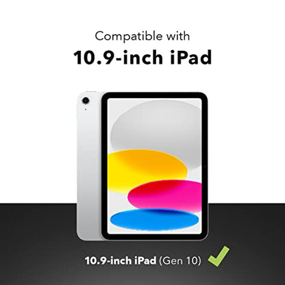 ZAGG Invisible Shield Glass Elite VisionGuard Screen Protector for Apple iPad 10.9-inch (Gen 10-2022) - 5X Stronger, Blue-Light Protection, Anti-Fingerprint Technology, Easy to Install - size: iPad 10.9-inch (Gen 10), style: Glass Elite VisionGuard