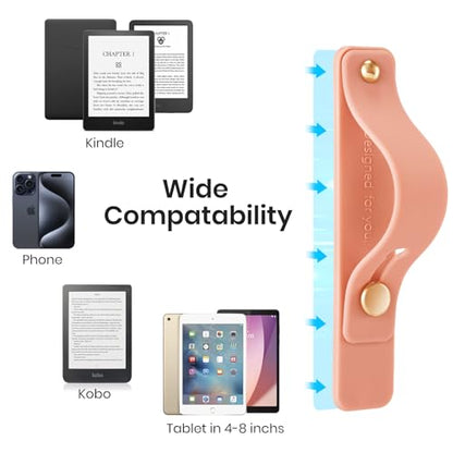 CoBak Hand Strap Holder for Kindle/Tablet - Lightweight TPU - color: Papaya-Whip