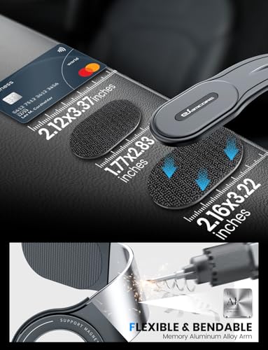 MagSafe Car Mount Detachable, Bendable Magnetic Phone Holder for Car