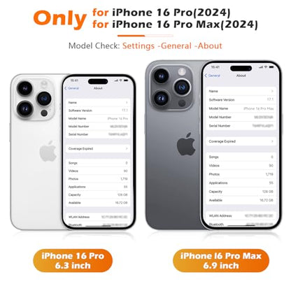 imluckies for iPhone 16 Pro - iPhone 16 Pro Max Camera Lens Protector, AR+AF Tempered Glass, 9H Ultra-Tough Metal Individual Lens Cover, HD Clear Camera Accessories, Case Friendly - White Titanium - color: White Titanium