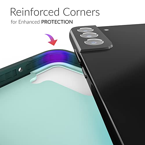 Crave for Galaxy S22 Plus Case, Shockproof Protection Dual Layer Case for Samsung Galaxy S22 Plus (6.6 inch) - Aqua - color: Aqua