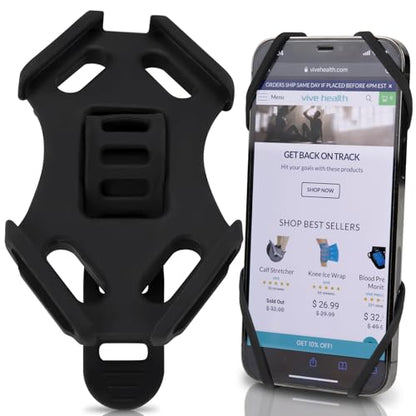 Vive Phone Holder - Universal Cell Phone Mount for Bike, Car, Motorcycle