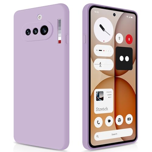 GiiYoon Silicone Case for Nothing Phone 4a, Purple - color: Purple, size: Nothing Phone 4a
