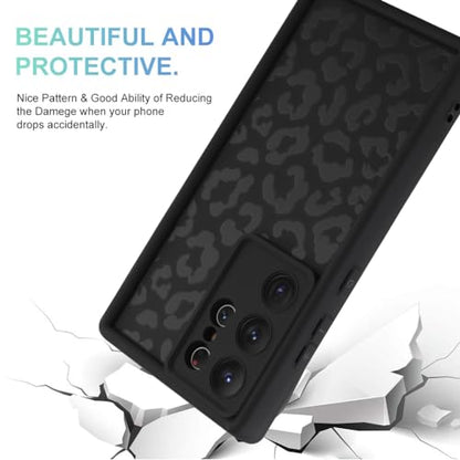 Compatible with Samsung Galaxy S22 Ultra Case, Black - color: Black, size: Samsung Galaxy S22 Ultra