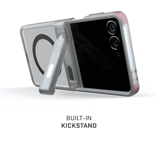 Ghostek Covert Clear Galaxy Z Flip 7 Case with Built-in Kickstand, MagSafe and Full Hinge Protection Designed for 2025 Samsung Galaxy Flip7 (6.9") (Clear) - color: Clear, size: Galaxy Z Flip 7