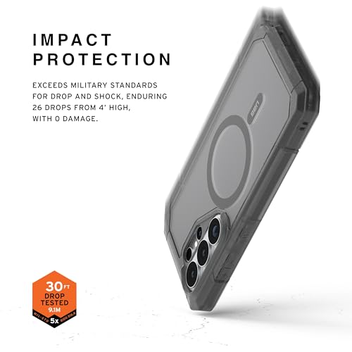 URBAN ARMOR GEAR UAG for Samsung Galaxy S26 Ultra Case 6.9" Trooper - Magnetic Charging Compatible Full Body with Port Protection Rugged Military Drop Tested Protective Cover, Ash - color: Trooper - Ash