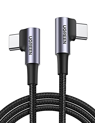 UGREEN 60W Right Angle USB C Cable, 90° Ends Fast Charging, 3.3ft - size: 3.3FT